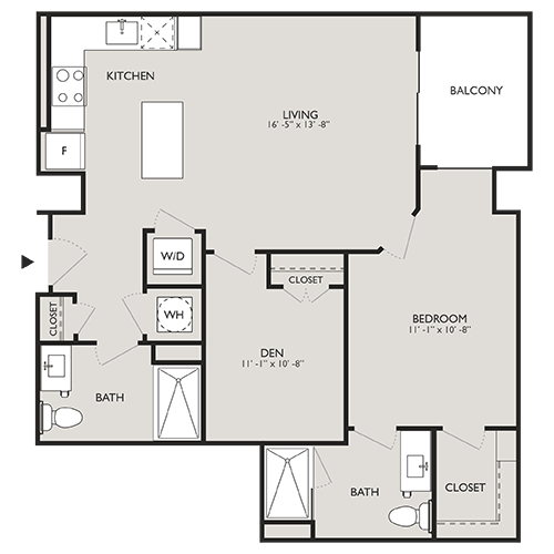 Upton Place - Washington, D.C. - Floor Plan Diagram