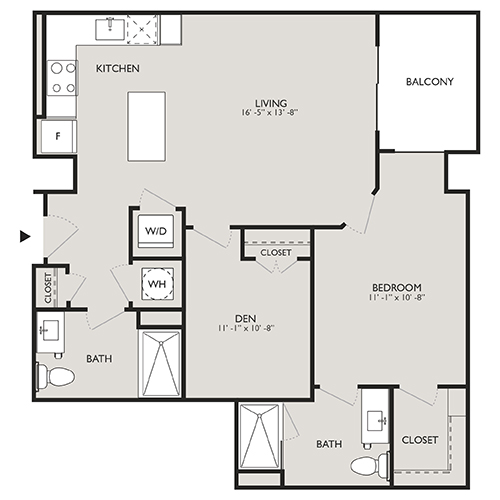 Upton Place - Washington, D.C. - Floor Plan Diagram