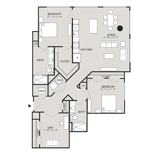Upton Place - Washington DC - Floor plan Diagram